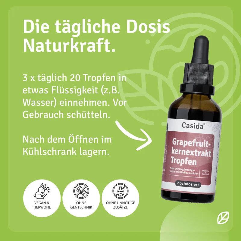 Grapefruitkernextrakt Tropfen - B2B