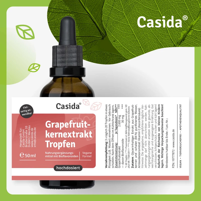 Grapefruitkernextrakt Tropfen - B2B