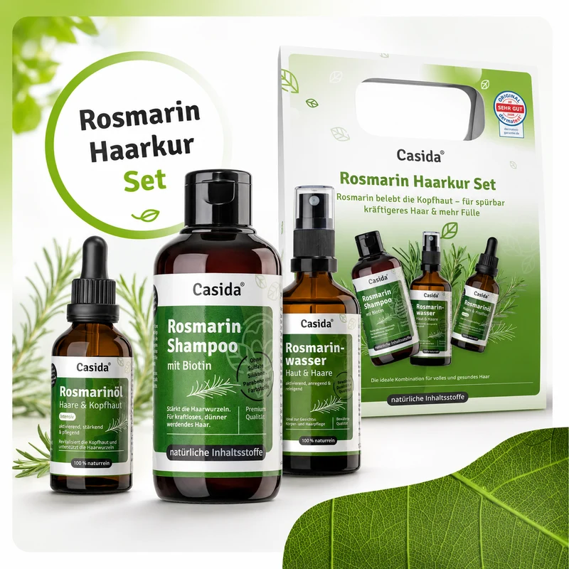Casida Rosmarin Haarkur Routine