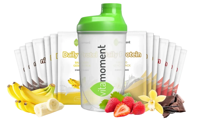 14 Daily Protein-Proben inkl. Shaker