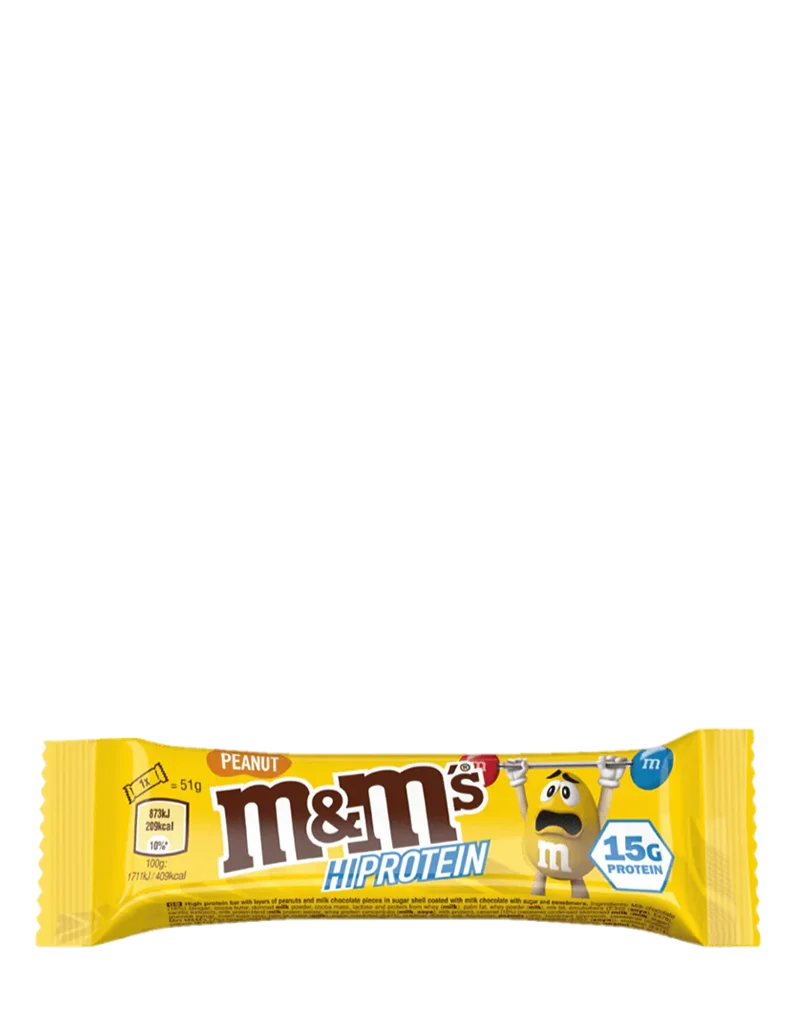 M & Ms Protein Peanut Bar