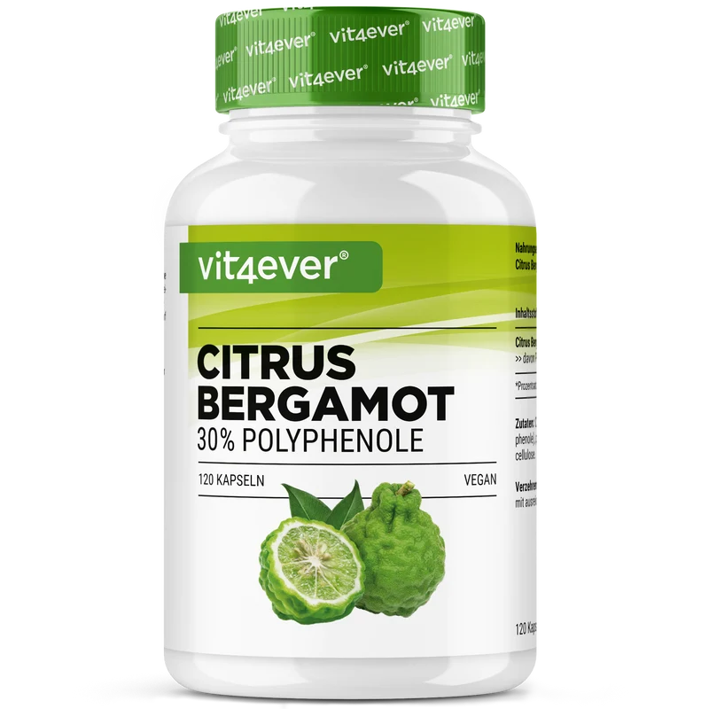 Citrus Bergamot, 30% Polyphenole - 120 Kapseln