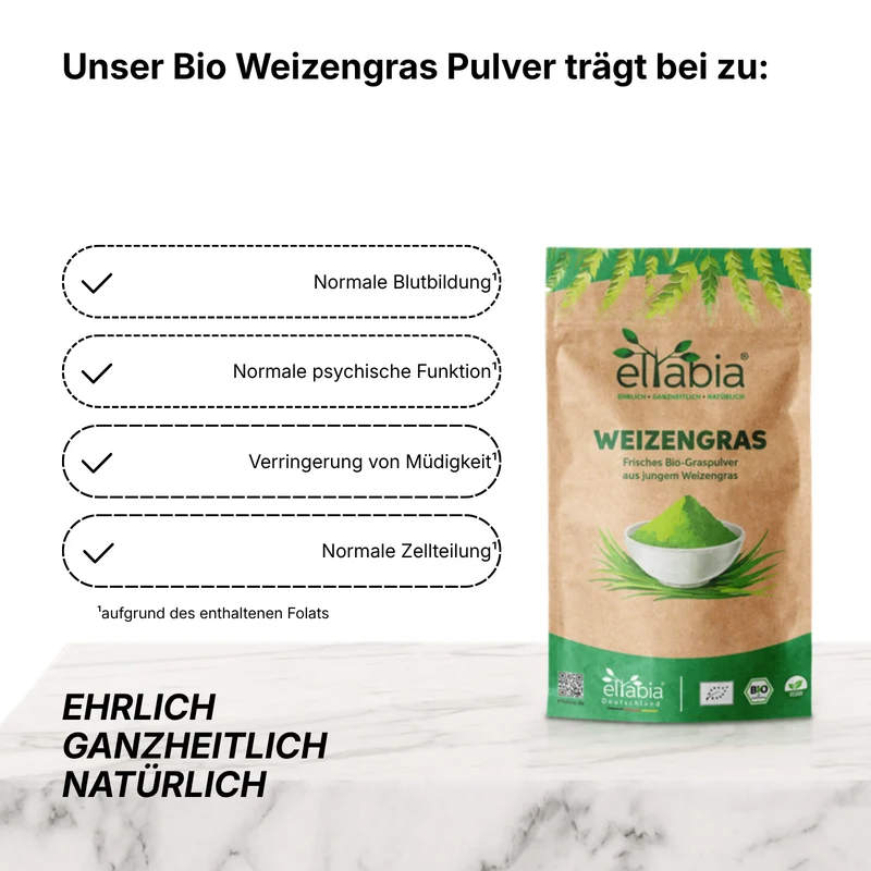 Weizengras Pulver