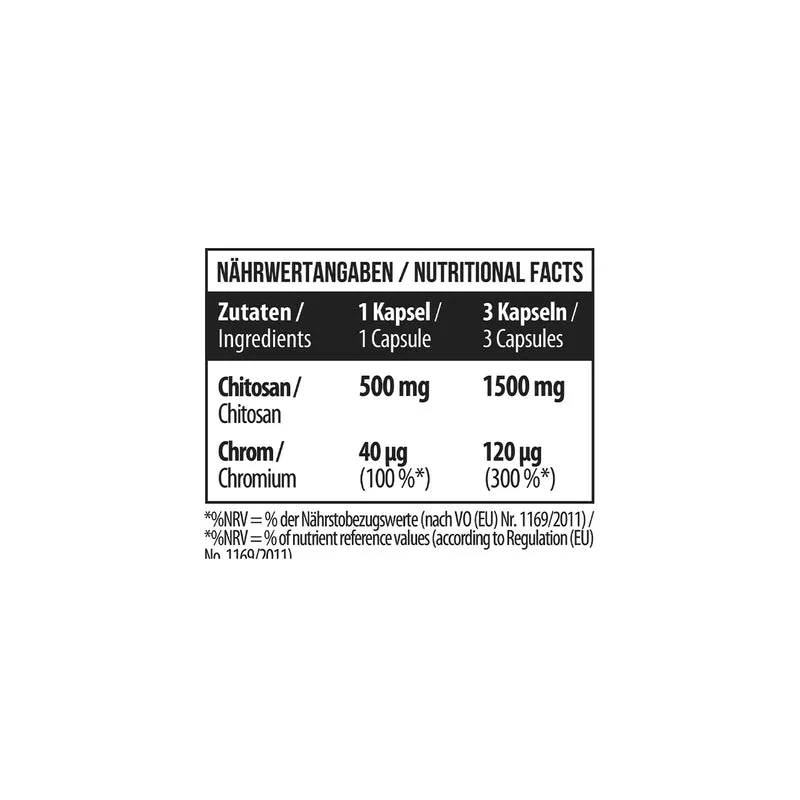 Chitosan mit Chrom 240 Kapseln