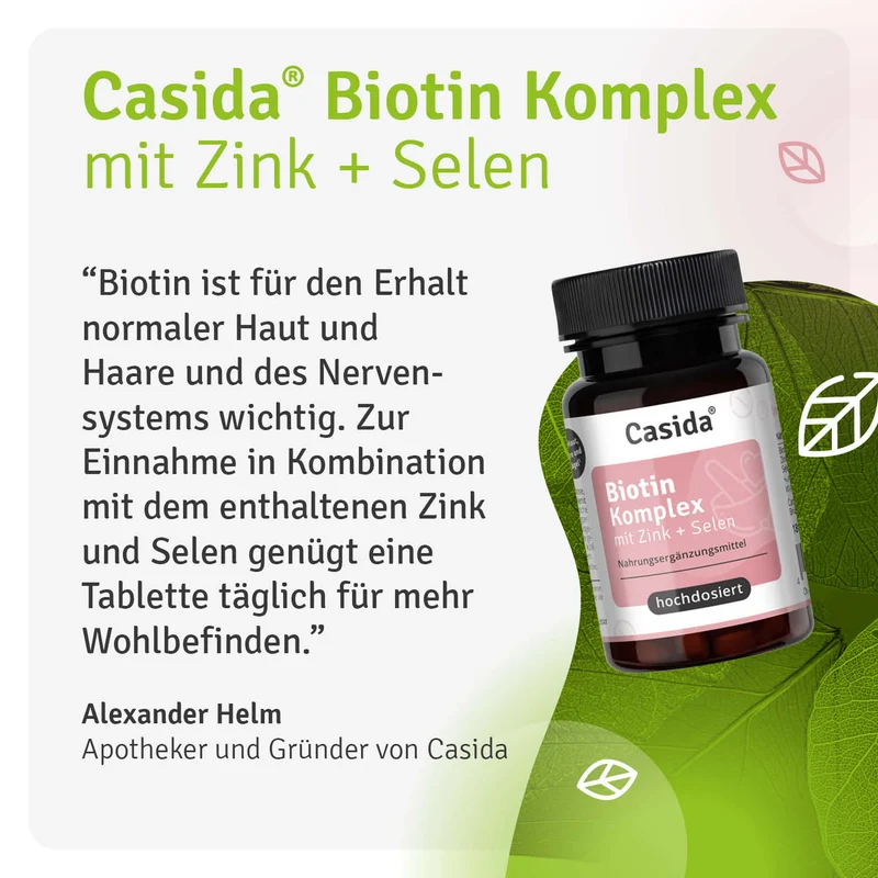 Biotin Komplex mit Zink + Selen