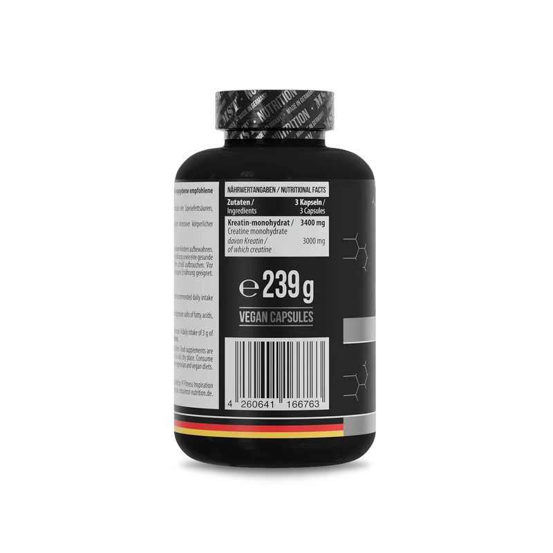 Creatine Monohydrate 180 Kapseln