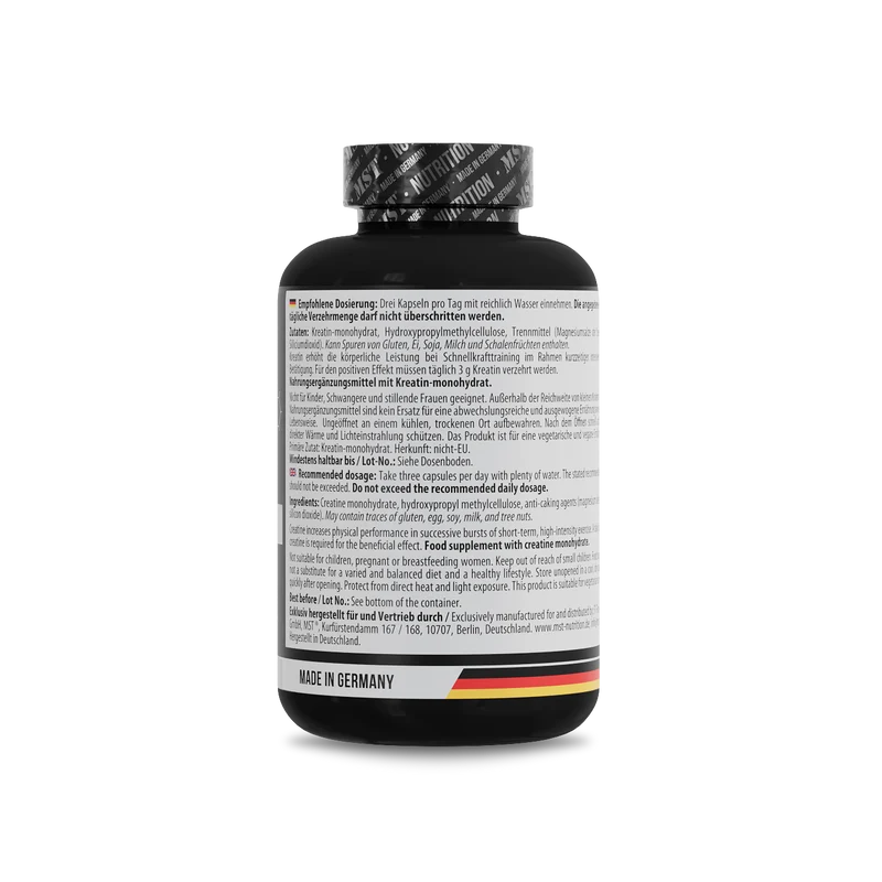 Creatine Monohydrate 180 Kapseln
