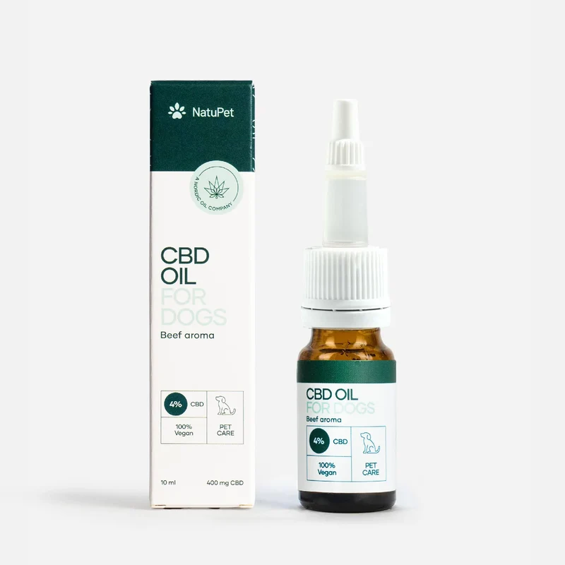 CBD Öl für Hunde (4%) Rindgeschmack