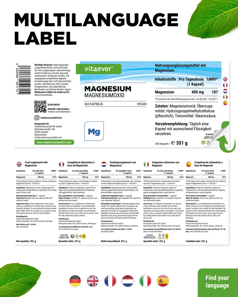 Magnesiumoxid aus dem Toten Meer