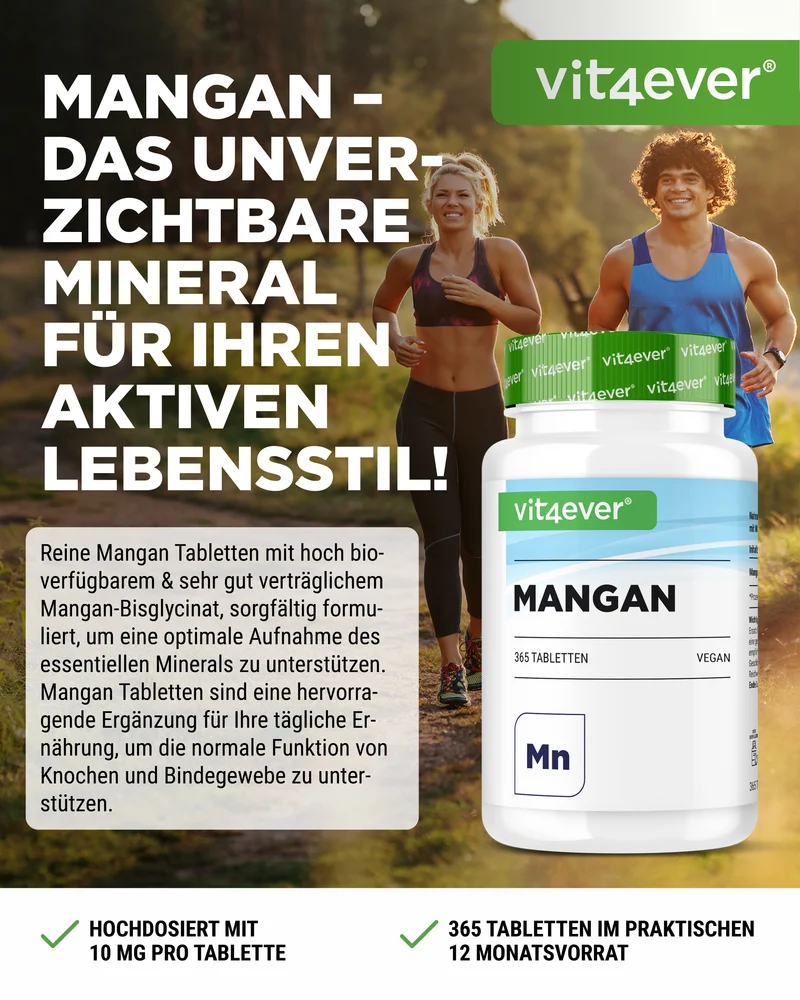 Mangan 10 mg - Mangan-Bisglycinat