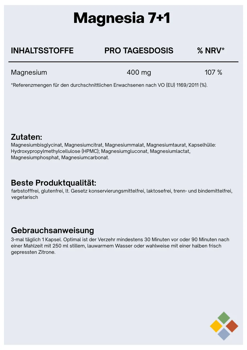 NatuGena Magnesia 7+1 - Magnesium-Komplex