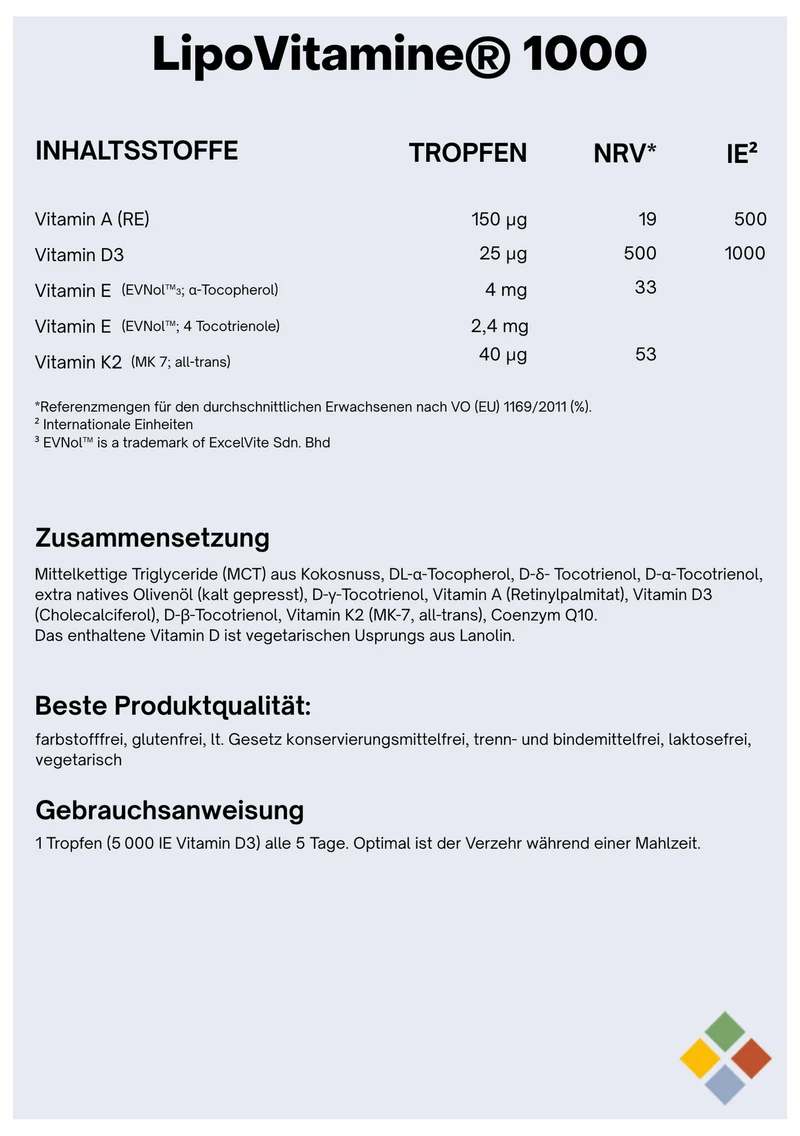 NatuGena LipoVitamine 1000 - 15 ml
