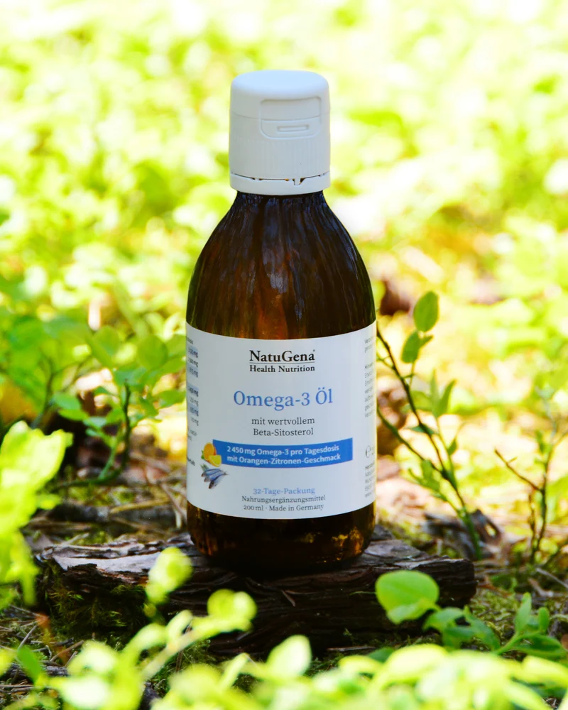 NatuGena Omega-3 Öl aus Fischöl - 200 ml (nachhaltig)