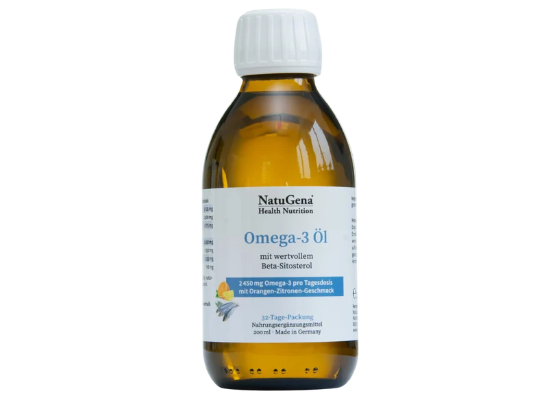 NatuGena Omega-3 Öl aus Fischöl - 200 ml (nachhaltig)