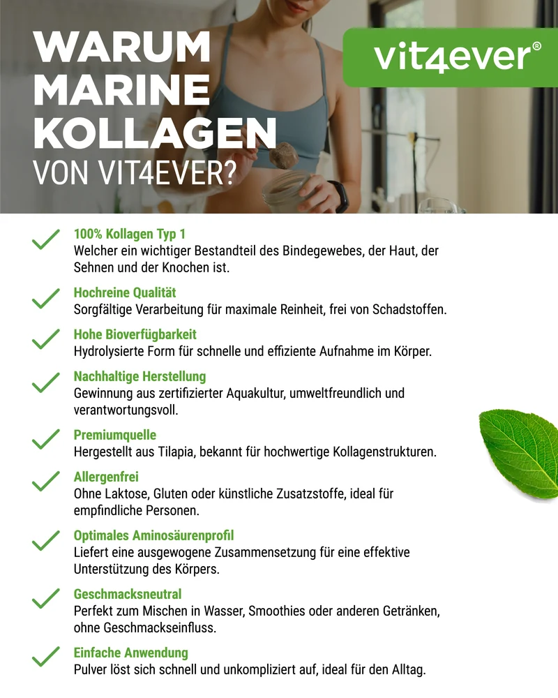 Marine Kollagen - Fischkollagen, 500 g