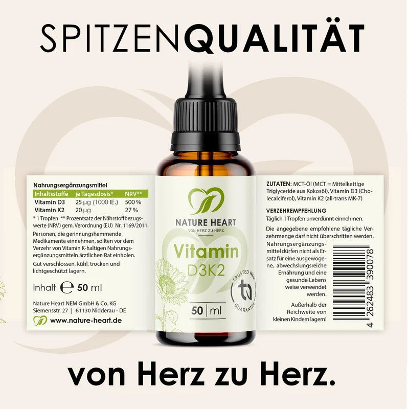 Vitamin D3+K2 Tropfen