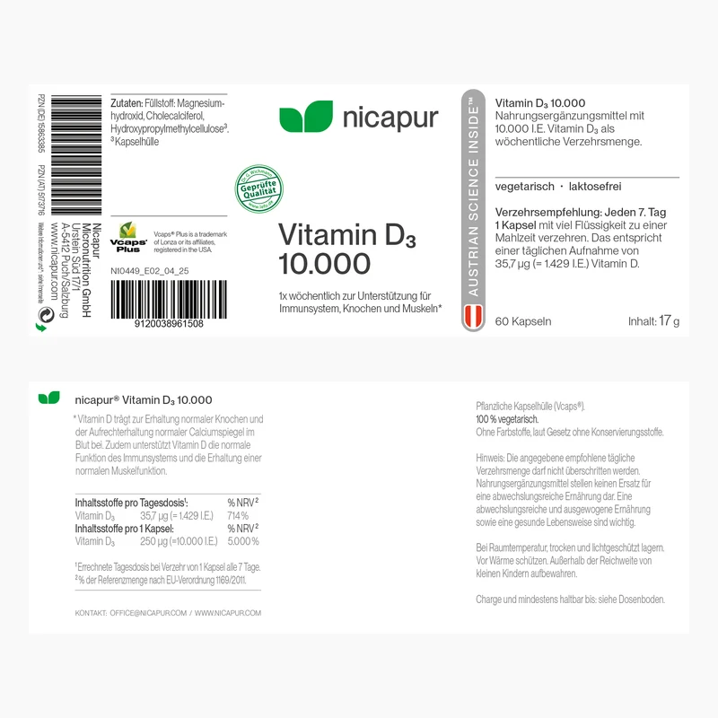 Vitamin D3 10.000