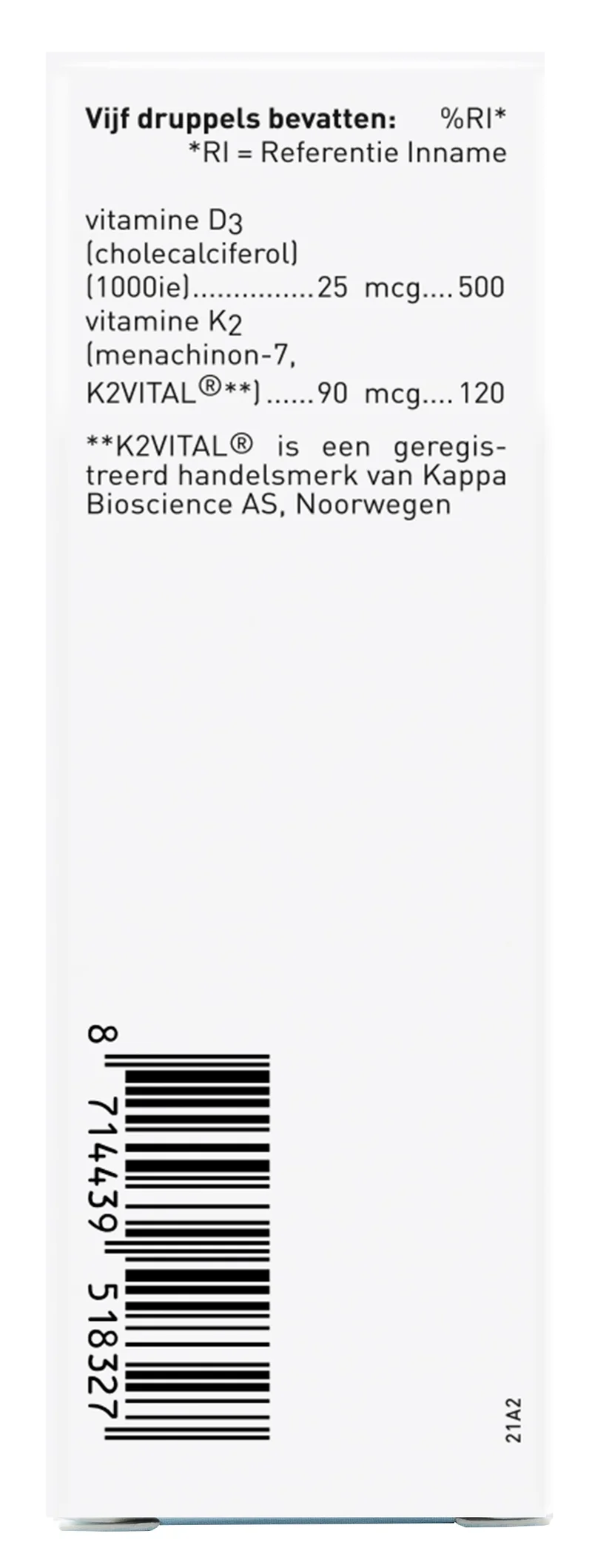 D3 & K2 Tropfen Orthica