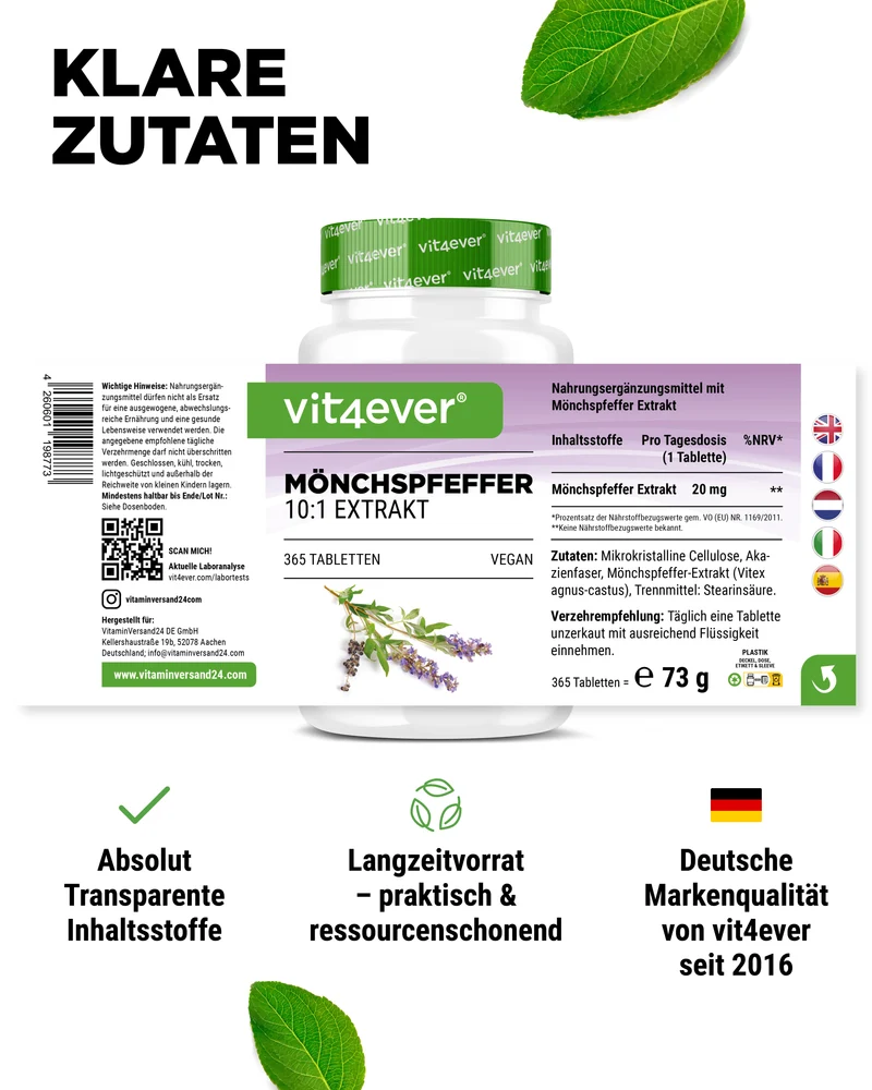 Mönchspfeffer Extrakt 10:1
