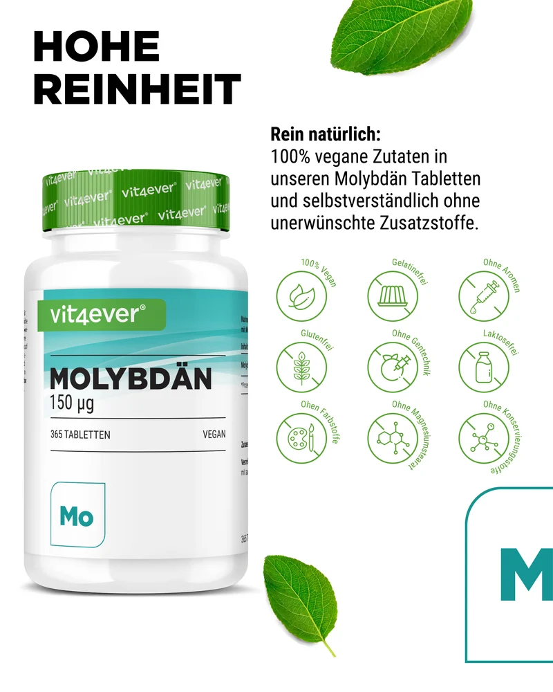 Molybdän - 150 µg -Natriummolybdat