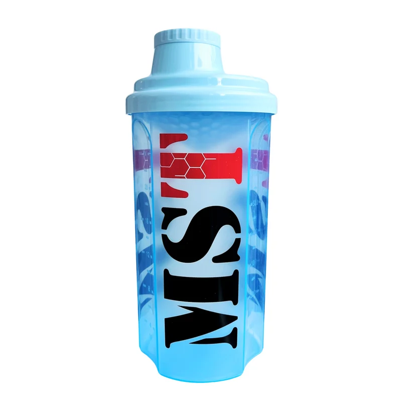 Shaker 700 ml Transparent Columbia blue