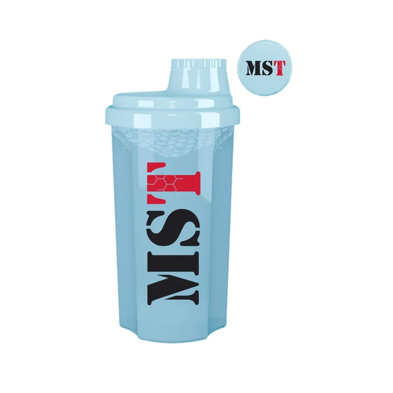 Shaker 700 ml Transparent Columbia blue