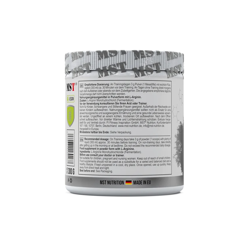 Arginine HCL 300 g Unflavored