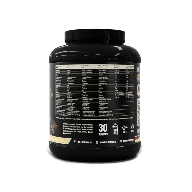 Protein Best Whey + Enzyme 900 g Chocolate