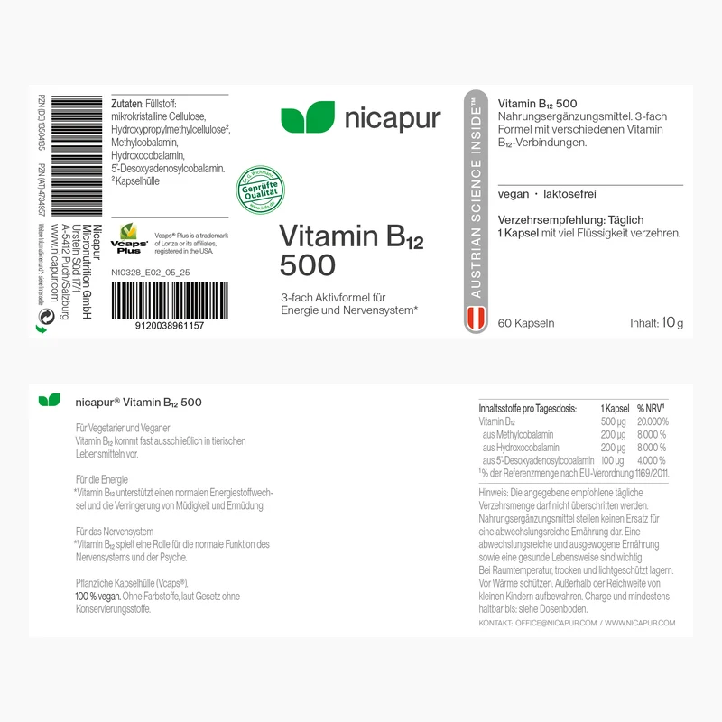 Vitamin B12 500