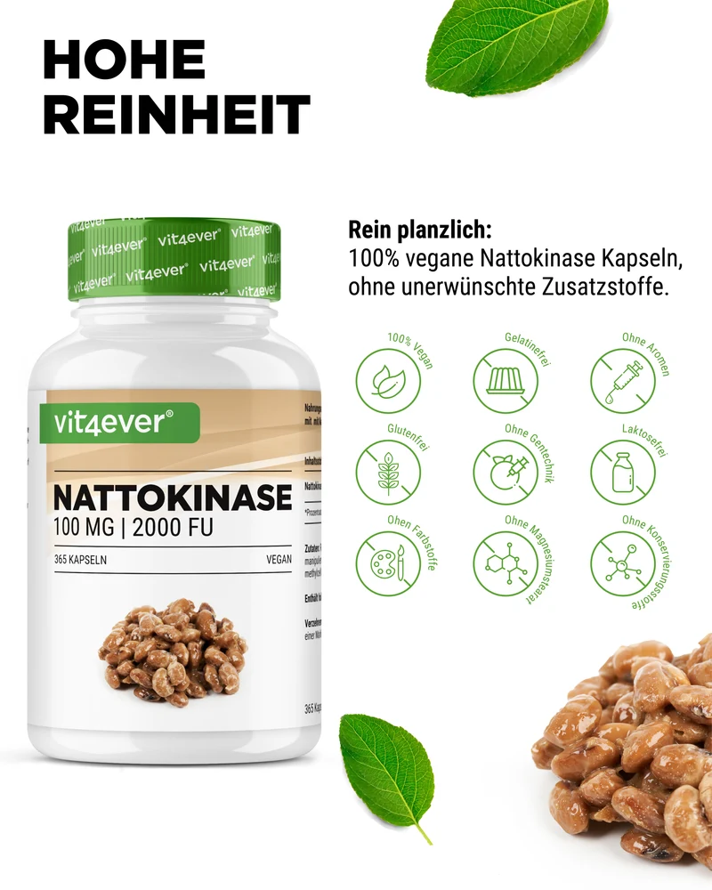 Nattokinase 100 mg (2000 FU)