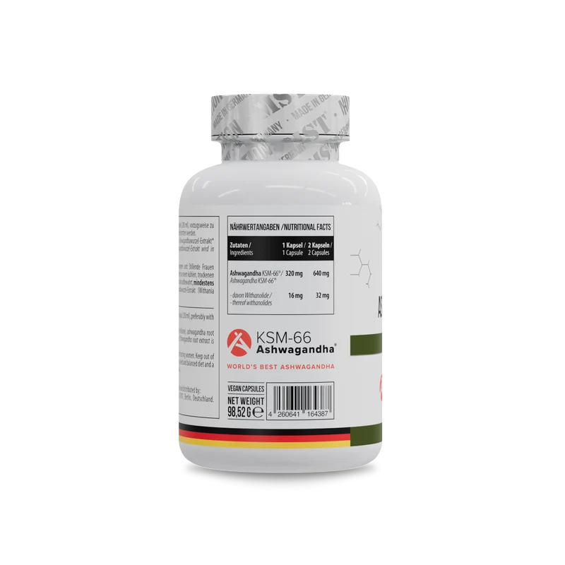 Ashwagandha KSM-66® 120 Kapseln