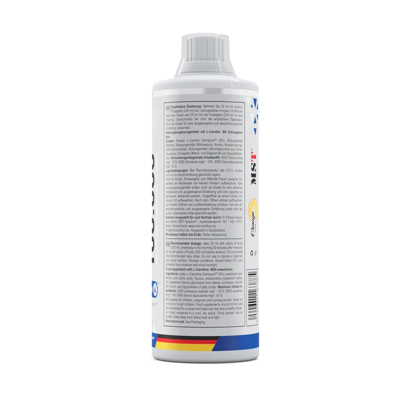 L-Carnitine 100.000 Carnipure® 1000 ml Orange
