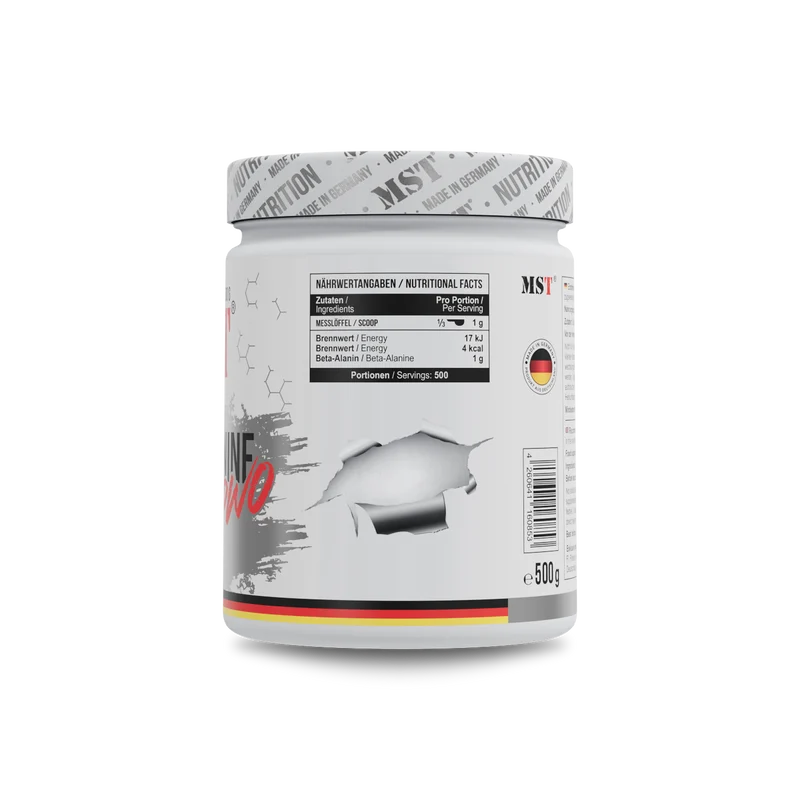 Beta Alanine 500 g Unflavored
