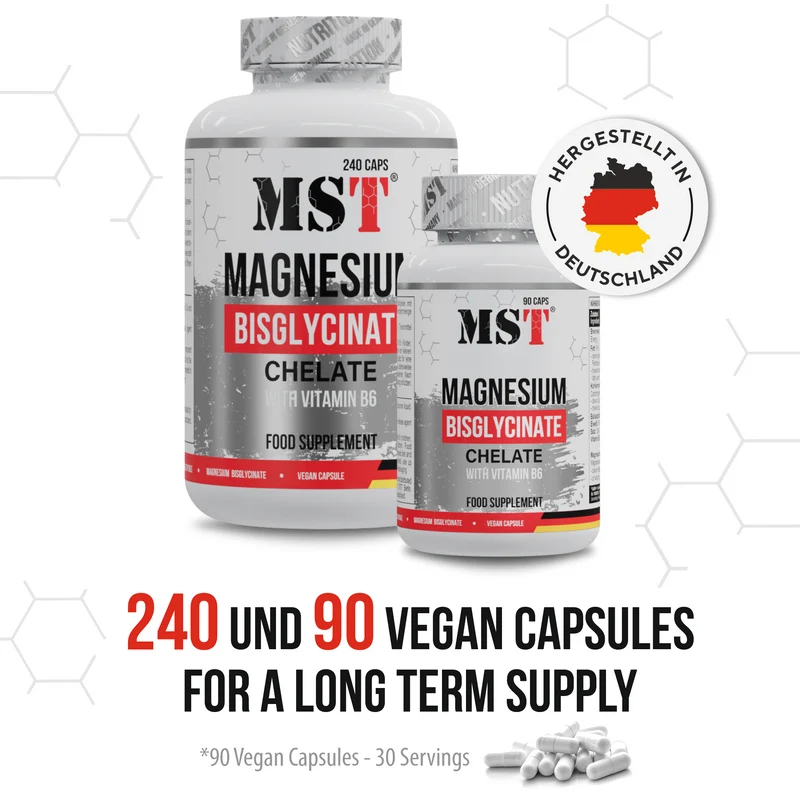 Magnesium Bisglycinate Chelate 90 Kapseln