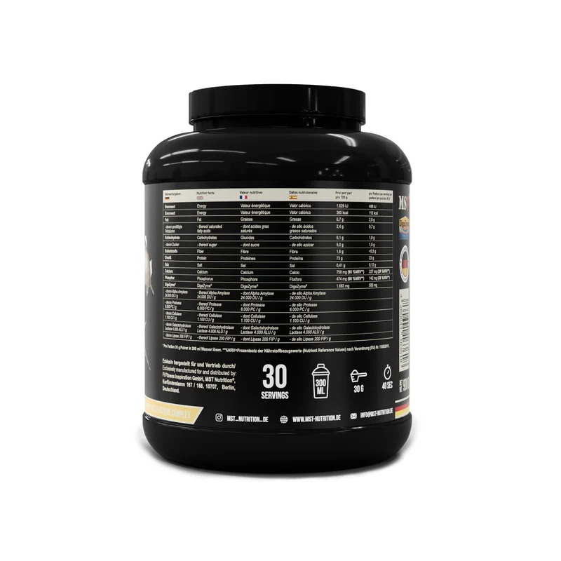 Protein Best Whey + Enzyme 900 g Vanilla ice cream