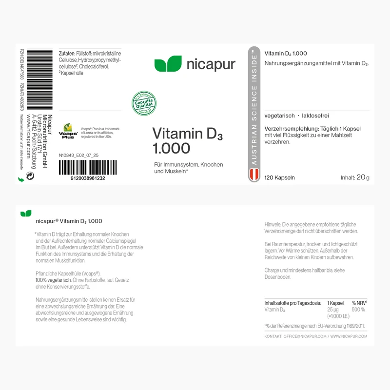 Vitamin D3 1000
