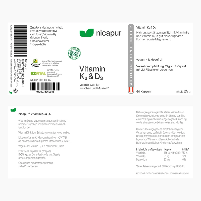 Vitamin K2 & D3
