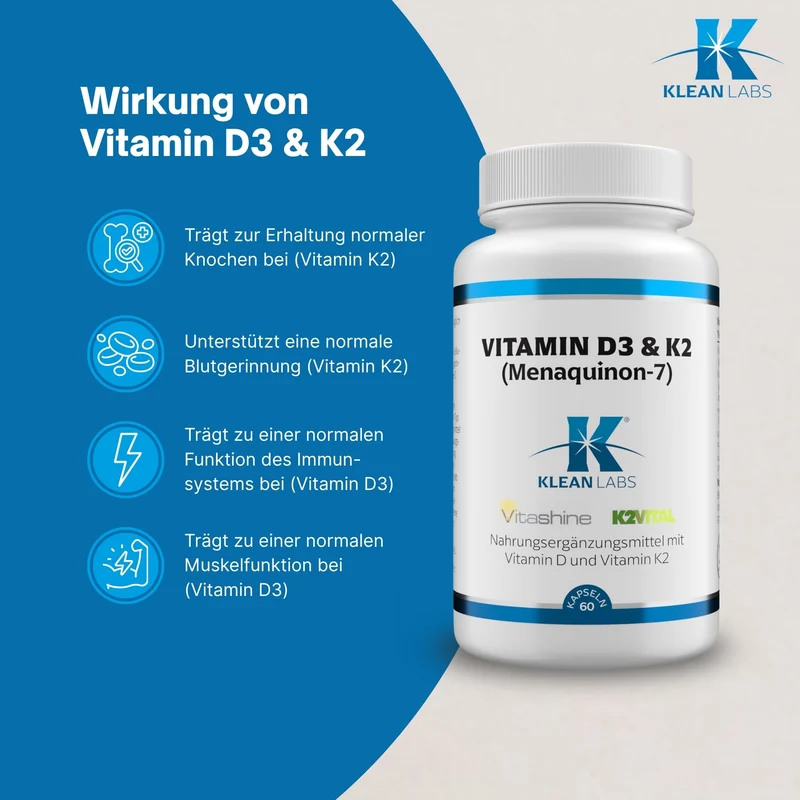 Vitamin D3 & K2