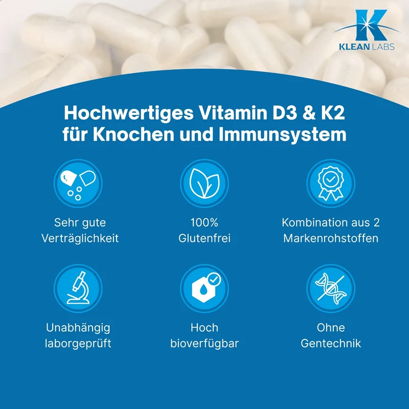 Vitamin D3 & K2