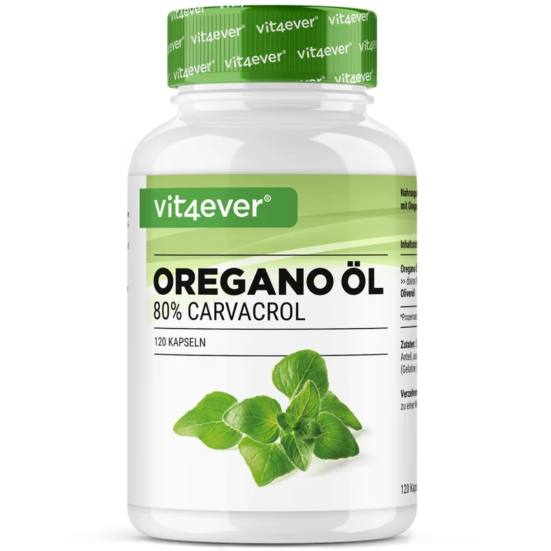 Oregano Öl - 150 mg - 80% Carvacrol