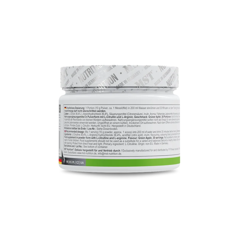 Amino Pump 300 g Green Apple