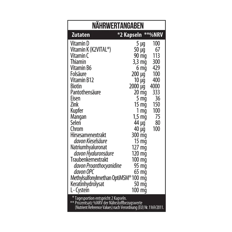 Hair Advanced Formula 60 Kapseln