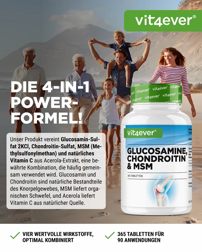 Glucosamine, Chondroitin & MSM