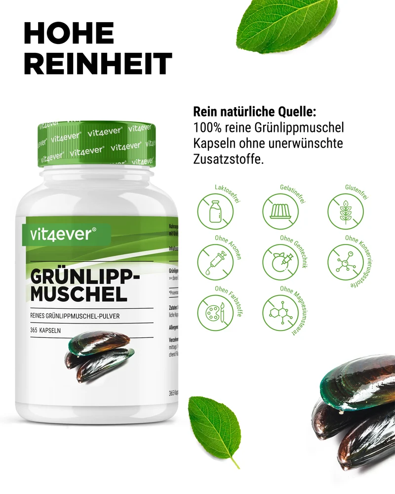 Grünlippmuschel - 600 mg