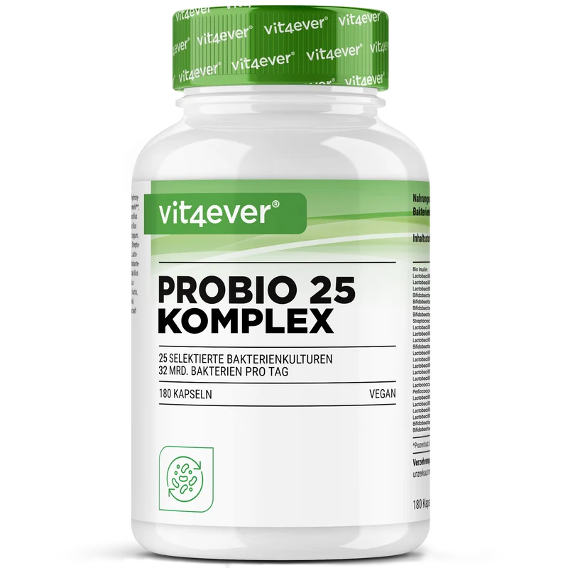 Probio 25 Komplex - 180 Kapseln - 27 Milliarden Darmbakterien