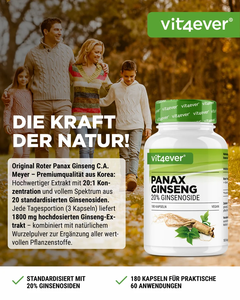 Roter Panax Ginseng