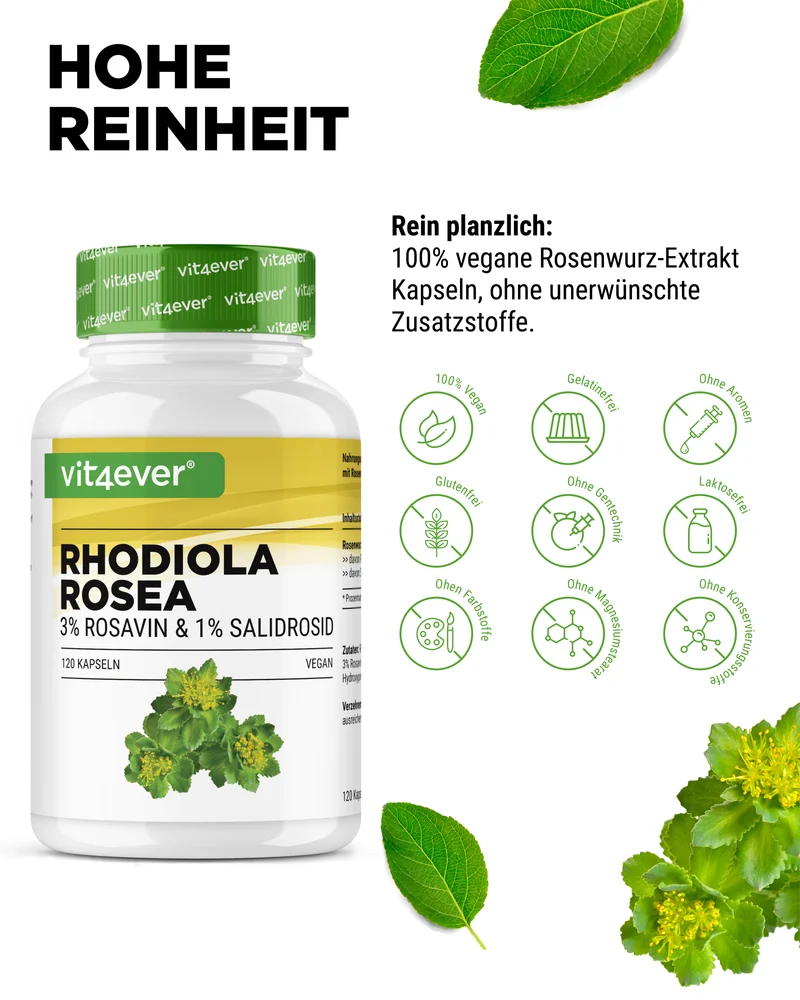 Rhodiola Rosea (Rosenwurz-Extrakt)