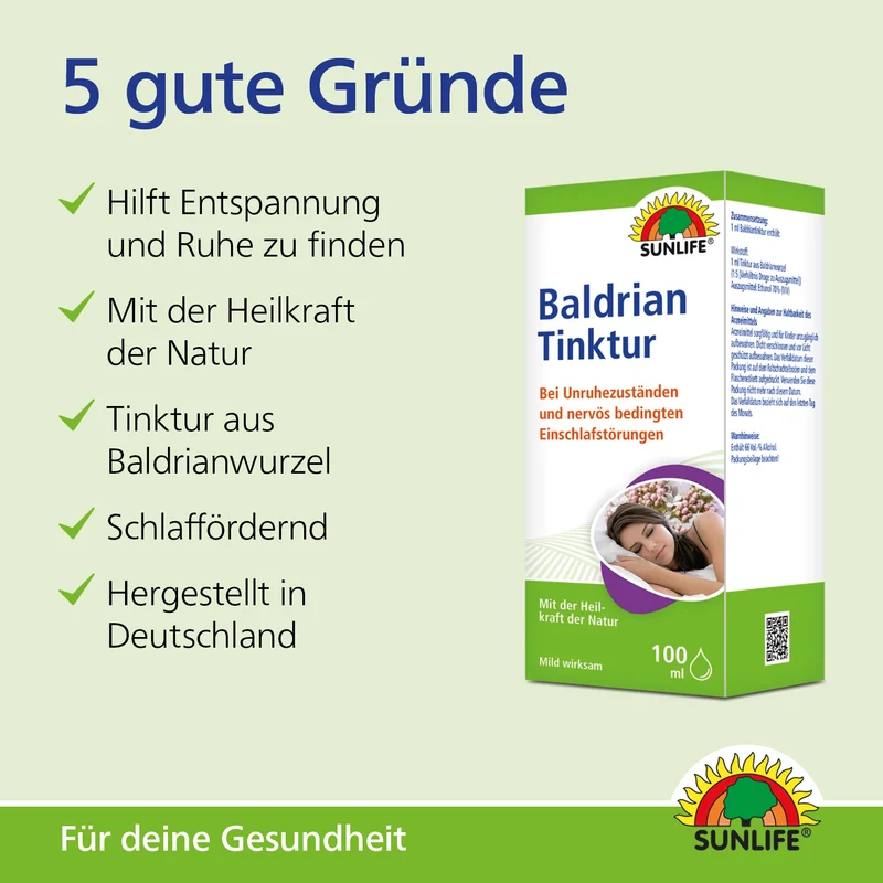 SUNLIFE Baldriantinktur (100 ml)