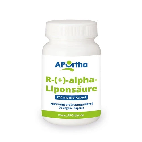 APOrtha R-(+)-Alpha-Liponsäure 200mg, 90 vegane Kapseln