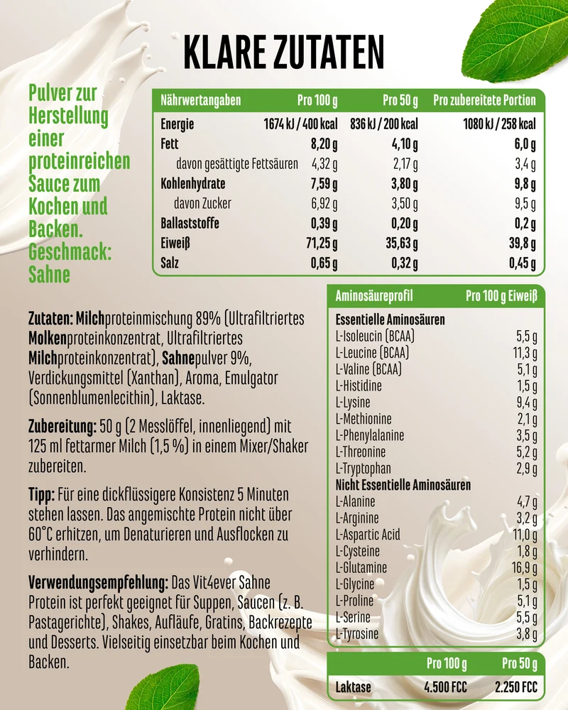 Sahne Protein